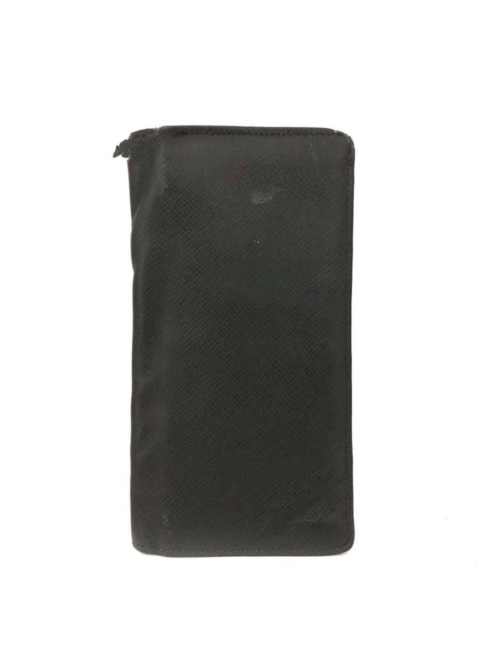 LOUIS VUITTON Taiga Portefeuille Brazza Long Wallet Ardoise Black👝